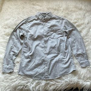 🆕Eddie‎ Bauer Classic Fit Heather Grey Flannel